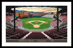 Crosley Field 1927 - Framed Print