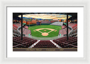 Crosley Field 1927 - Framed Print