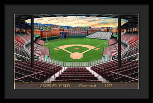 Crosley Field 1927 - Framed Print