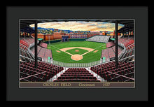 Load image into Gallery viewer, Crosley Field 1927 - Framed Print
