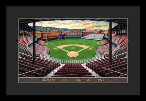 Crosley Field 1927 - Framed Print