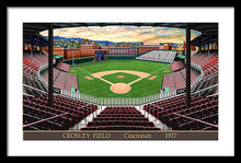 Load image into Gallery viewer, Crosley Field 1927 - Framed Print
