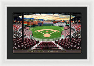 Crosley Field 1927 - Framed Print