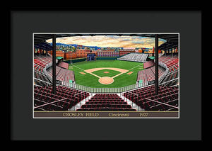 Crosley Field 1927 - Framed Print