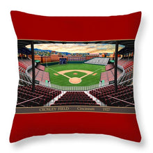 Load image into Gallery viewer, Crosley Field 1927 - Throw Pillow
