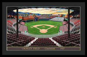 Crosley Field 1927 - Framed Print