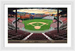 Crosley Field 1927 - Framed Print