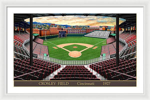 Crosley Field 1927 - Framed Print