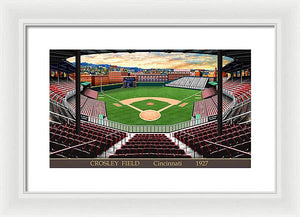 Crosley Field 1927 - Framed Print