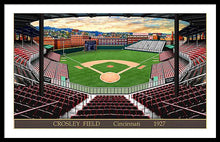 Load image into Gallery viewer, Crosley Field 1927 - Framed Print
