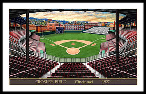 Crosley Field 1927 - Framed Print