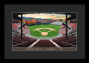 Crosley Field 1927 - Framed Print