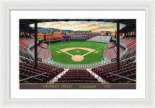 Load image into Gallery viewer, Crosley Field 1927 - Framed Print
