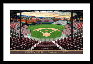 Crosley Field 1927 - Framed Print