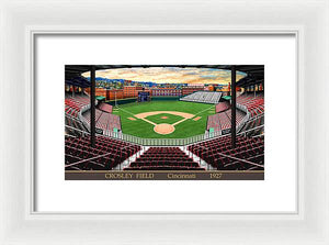 Crosley Field 1927 - Framed Print