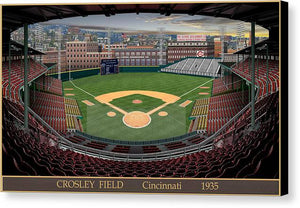 Crosley Field 1935 - Canvas Print