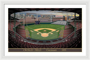 Crosley Field 1935 - Framed Print