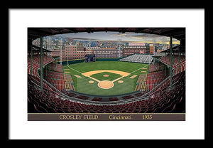 Crosley Field 1935 - Framed Print