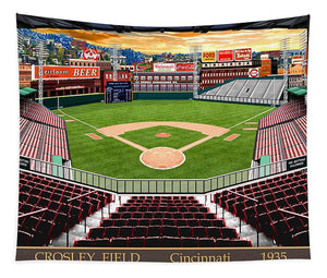 Crosley Field 1935 - Tapestry