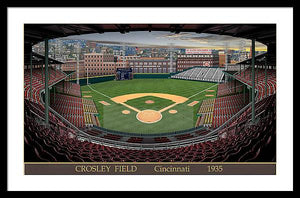 Crosley Field 1935 - Framed Print