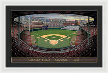 Load image into Gallery viewer, Crosley Field 1935 - Framed Print
