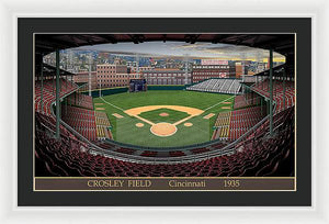 Crosley Field 1935 - Framed Print