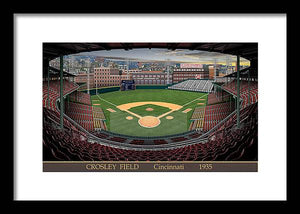 Crosley Field 1935 - Framed Print