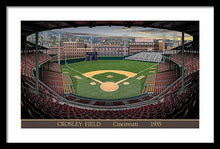 Load image into Gallery viewer, Crosley Field 1935 - Framed Print
