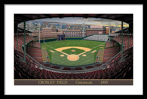 Crosley Field 1935 - Framed Print