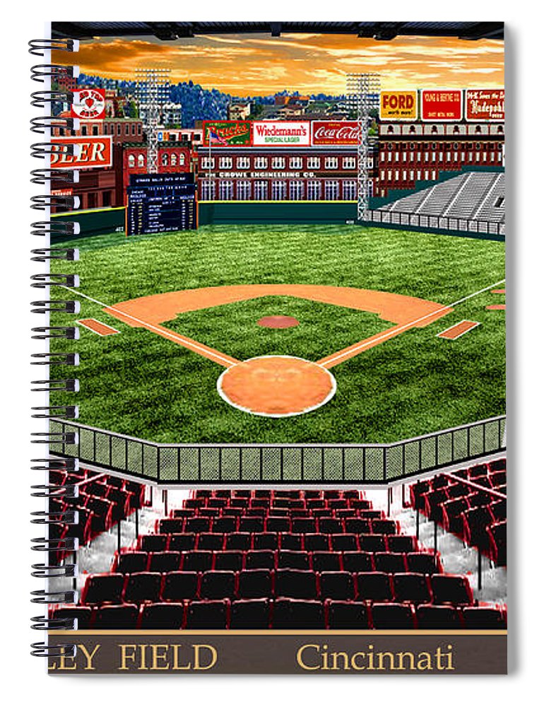 Crosley Field 1935 - Spiral Notebook