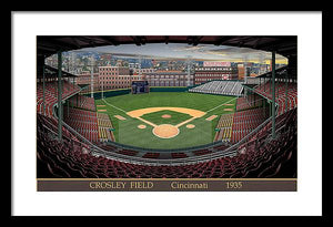 Crosley Field 1935 - Framed Print