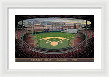 Load image into Gallery viewer, Crosley Field 1935 - Framed Print
