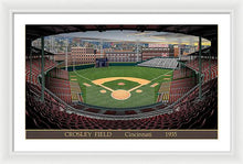 Load image into Gallery viewer, Crosley Field 1935 - Framed Print
