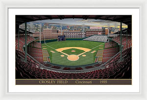 Crosley Field 1935 - Framed Print