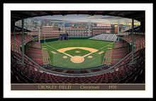 Load image into Gallery viewer, Crosley Field 1935 - Framed Print
