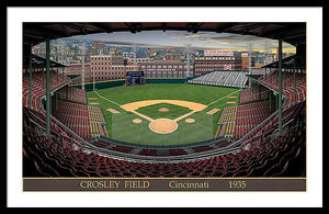 Crosley Field 1935 - Framed Print