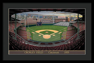 Crosley Field 1935 - Framed Print