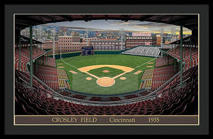 Crosley Field 1935 - Framed Print