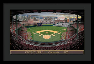 Crosley Field 1935 - Framed Print