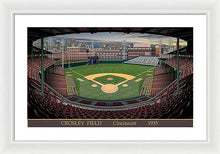 Load image into Gallery viewer, Crosley Field 1935 - Framed Print
