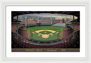 Crosley Field 1935 - Framed Print