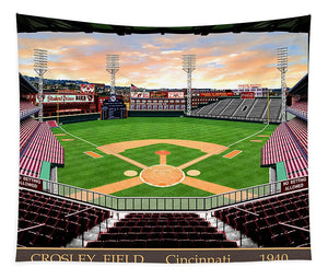 Crosley Field 1940 - Tapestry