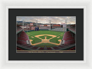 Crosley Field 1940 - Framed Print