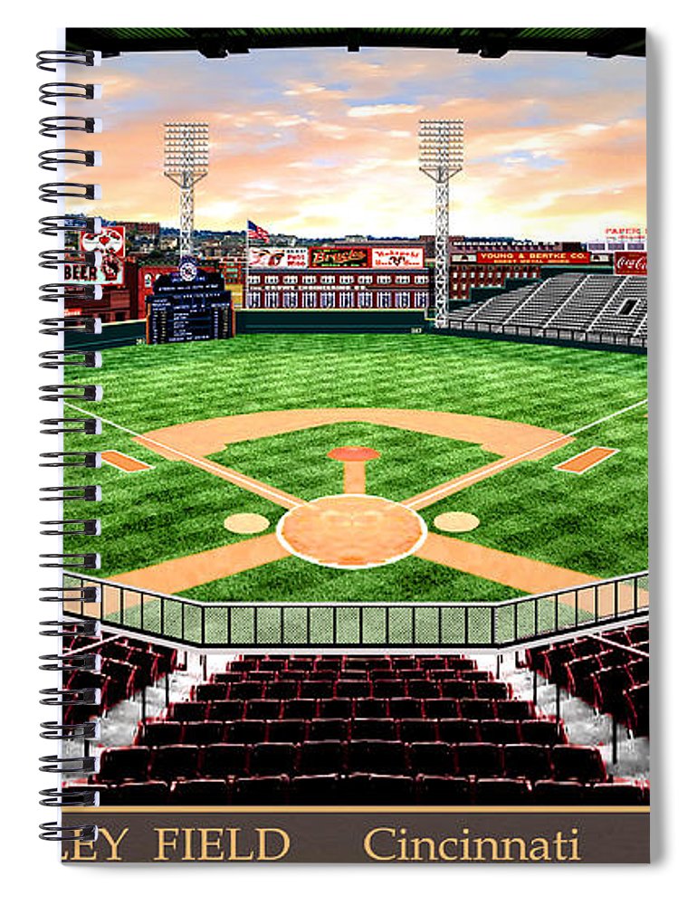 Crosley Field 1940 - Spiral Notebook