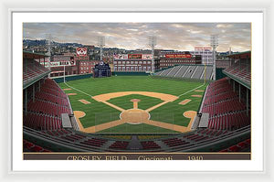 Crosley Field 1940 - Framed Print