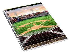 Crosley Field 1940 - Spiral Notebook