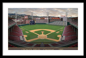 Crosley Field 1940 - Framed Print