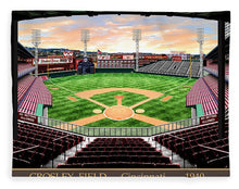 Load image into Gallery viewer, Crosley Field 1940 - Blanket
