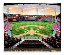 Load image into Gallery viewer, Crosley Field 1940 - Blanket
