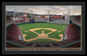 Crosley Field 1940 - Framed Print